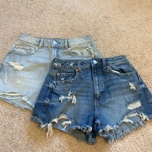 Set of garage jeans shorts